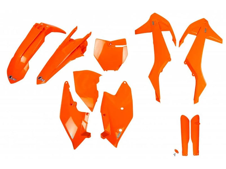 UFO plastic kit Fluor Oranje KTM SX 125/150 16-18 & SX 250 17-18 & SX-F 250/350/450 16-18 ( full kit )